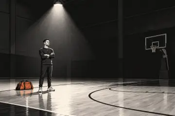 練習コートに立つJJ・レディック