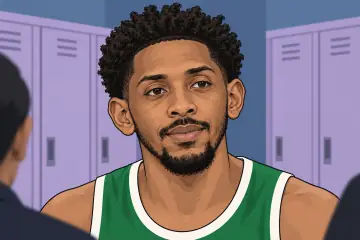 ロッカールームで笑顔で語るキャメロン・ペイン